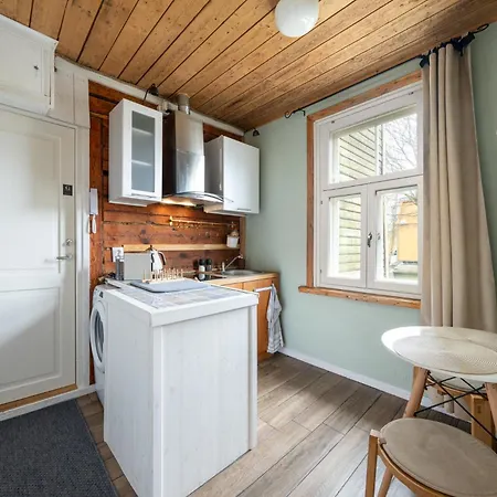 Garden Next To Telliskivi & Old Town Tallinn